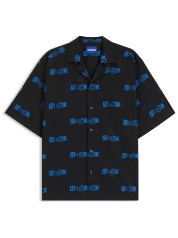 hugo blue πουκαμισo eligino μαυρο σε προσφορά