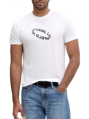 karl lagerfeld jeans t-shirt slim ring tee λευκο σε προσφορά