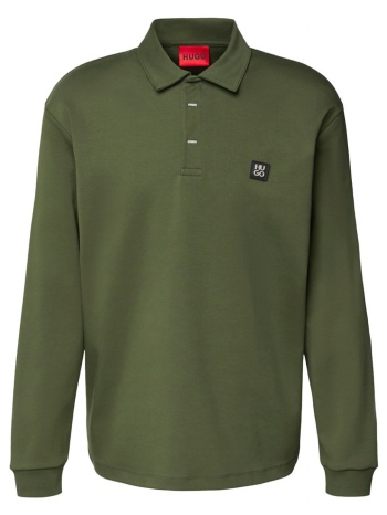 hugo polo dargenpolo logo μεταλλικο χακι σε προσφορά