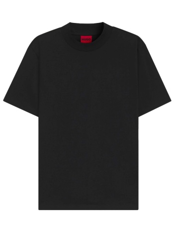 hugo t-shirt dimersom μαυρο