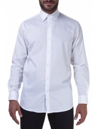 ανδρικό πουκάμισο bostonians 3amp0011-bwhite ασπρο