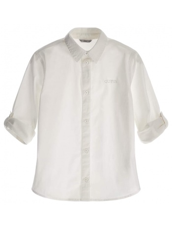 παιδικό πουκάμισο για αγόρι guess n3yh04we5w0-g011 ασπρο σε προσφορά