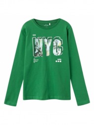 παιδική μπλούζα για αγόρι name it 13218796 πράσινο