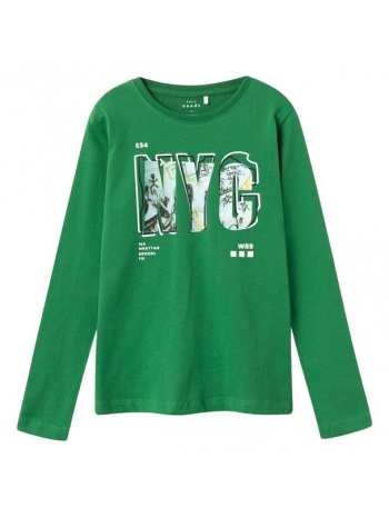 παιδική μπλούζα για αγόρι name it 13218796 πράσινο σε προσφορά