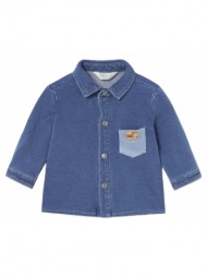 παιδικό πουκάμισο για αγόρι mayoral 13-02166-005 τζιν σκούρο