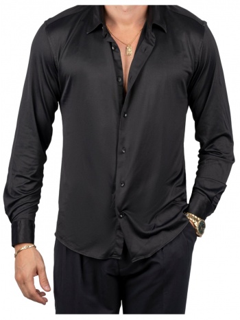 ανδρικό πουκάμισο dezign d-24448 μαύρο σε προσφορά