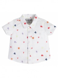 παιδικό πουκάμισο για αγόρι guess n3gh03wbhq0-f9dl άσπρο