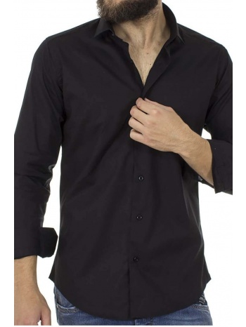 ανδρικό πουκάμισο endeson 125 μαύρο σε προσφορά