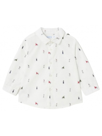 παιδικό πουκάμισο για αγόρι mayoral 13-02176-051 ασπρο σε προσφορά