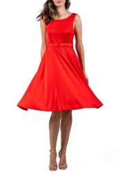 γυναικείο φόρεμα bellino 21.11.2883 κόκκινο