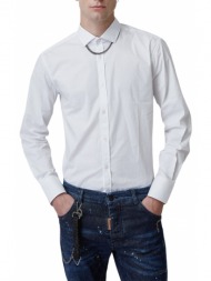 ανδρικό πουκάμισο stefan 9029-02 ασπρο