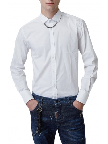 ανδρικό πουκάμισο stefan 9029-02 ασπρο σε προσφορά