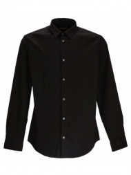 ανδρικό πουκάμισο emporio armani 8n1c091ni9z-0999 μαύρο