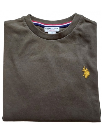 παιδική μπλούζα για αγόρι u.s. polo assn. 6654534502 χακί σε προσφορά