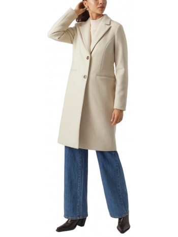 γυναικείο παλτό vero moda 10298584 μπεζ σε προσφορά