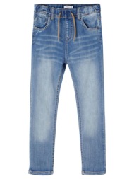 παιδικό παντελόνι τζιν για αγόρι name it 13197238-light blue denim τζιν ανοιχτό