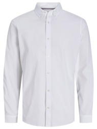 ανδρικό πουκάμισο jack & jones 12251026-bright white άσπρο