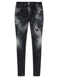 ανδρικό παντελόνι τζιν dsquared s71lb1373-s30503-900 μαύρο