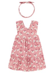 παιδικό σετ φόρεμα για κορίτσι mayoral 24-01926-089 ροζ