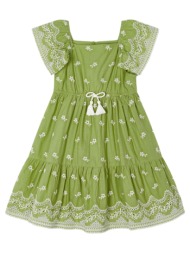 παιδικό φόρεμα για κορίτσι mayoral 24-03933-079 λαχανι