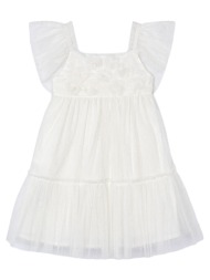 παιδικό φόρεμα για κορίτσι mayoral 24-03929-026 άσπρο