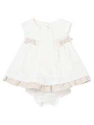 παιδικό φόρεμα για κορίτσι mayoral 24-01828-040 άσπρο