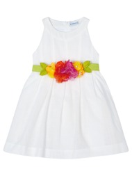 παιδικό φόρεμα για κορίτσι mayoral 24-03959-014 άσπρο