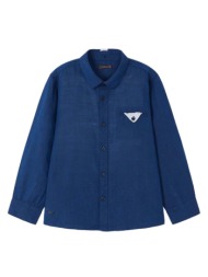 παιδικό πουκάμισο για αγόρι mayoral 24-03122-068 μπλε ραφ