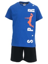 παιδικό σετ μπλούζα για αγόρι sprint 241-3029-384 μπλε ρουά
