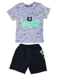 παιδικό σετ μπλούζα για αγόρι sprint 241-1039-160 γκρί