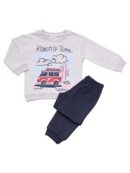 παιδικό σετ μπλούζα για αγόρι trax 45407 γκρί