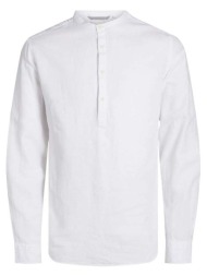 ανδρικό πουκάμισο jack &jones 12251025-white άσπρο
