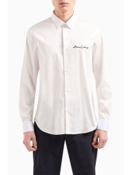 ανδρικό πουκάμισο armani exchange 8nzc99zn10z-1116 ασπρο
