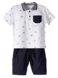 παιδικό σετ μπλούζα για αγόρι hashtag 242607 navy