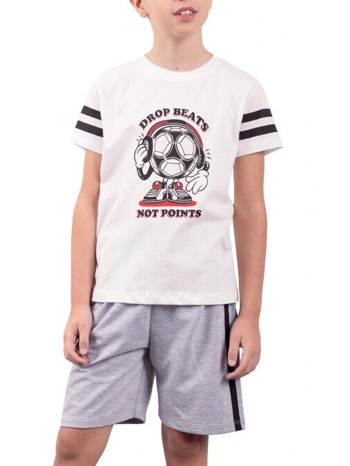παιδικό σετ μπλούζα για αγόρι hashtag 242835 ασπρο σε προσφορά