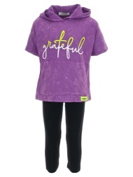 παιδικό σετ μπλούζα για κορίτσι ebita 242022 μωβ