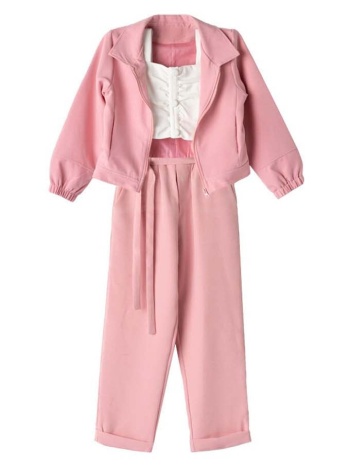 παιδικό σετ μπλούζα για κορίτσι ebita 242043 ροζ σε προσφορά