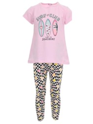παιδικό σετ μπλούζα για κορίτσι ebita 242257 ροζ