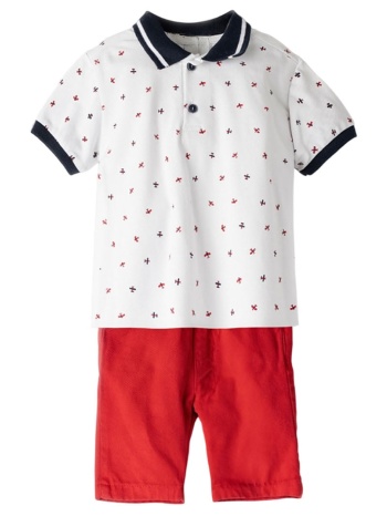 παιδικό σετ μπλούζα για αγόρι hashtag 242615 ασπρο σε προσφορά