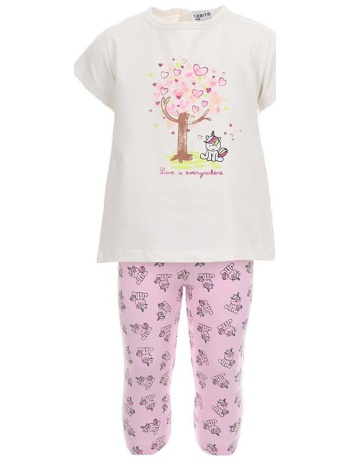 παιδικό σετ μπλούζα για κορίτσι ebita 242525 άσπρο σε προσφορά