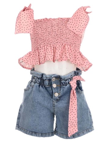 παιδικό σετ μπλούζα για κορίτσι ebita 242219 σομον σε προσφορά