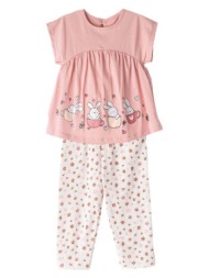 παιδικό σετ μπλούζα για κορίτσι ebita 242521 ροζ