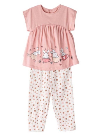 παιδικό σετ μπλούζα για κορίτσι ebita 242521 ροζ σε προσφορά