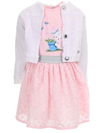 παιδικό σετ μπλούζα για κορίτσι ebita 242513 ροζ σε προσφορά