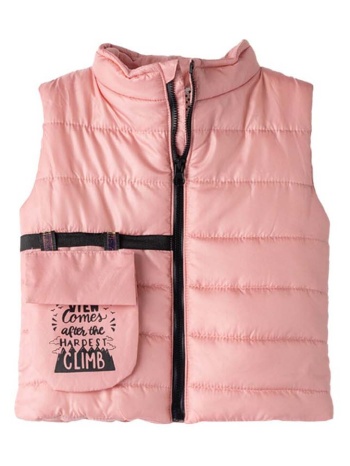παιδικό αμάνικο μπουφάν για κορίτσι ebita 242270 ροζ σε προσφορά