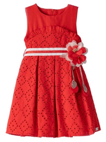 παιδικό φόρεμα για κορίτσι ebita 242202 κόκκινο σε προσφορά