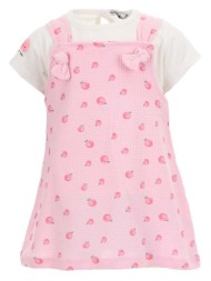 παιδικό σετ φόρεμα για κορίτσι ebita 242524 ροζ