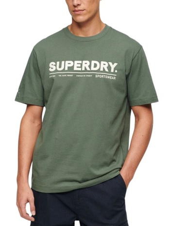 ανδρική μπλούζα superdry m6010809a-f2l λαδι σε προσφορά