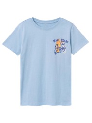 παιδική μπλούζα για αγόρι name it 13228237-chambrayblue σιελ