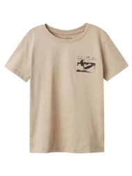 παιδική μπλούζα για αγόρι name it 13228237-purecashmere μπεζ